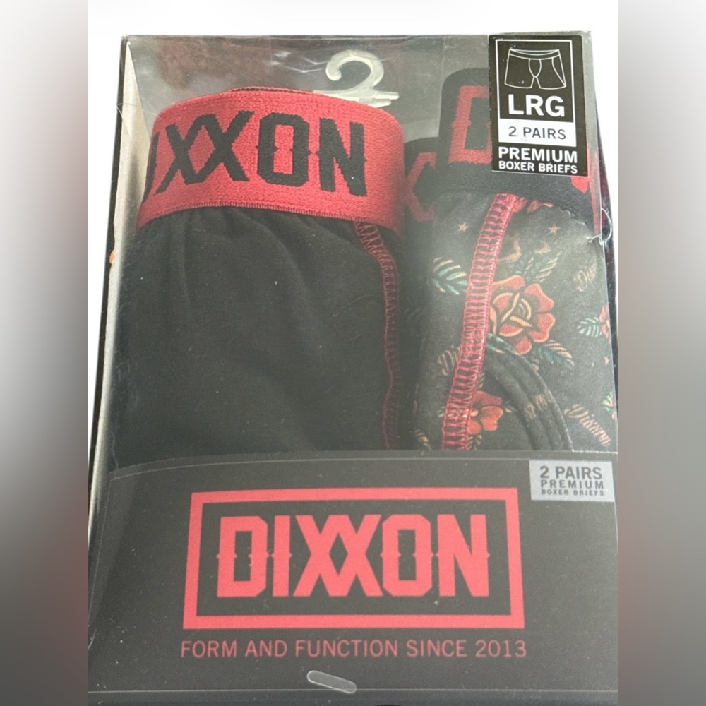 ๐ Dixxon red and black boxer brief underwear - Picture 2 of 4